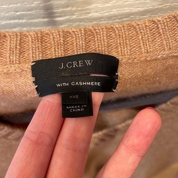J. Crew camel cashmere blend sweater XXsmall - Picture 3 of 5